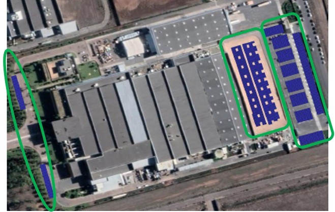 Safran Nacelles photovoltaic panels